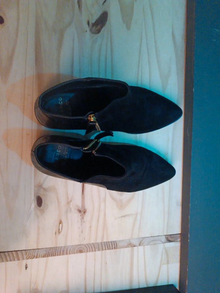 Chaussure femme noire en tbe taille 40 blanco - photo numéro 7