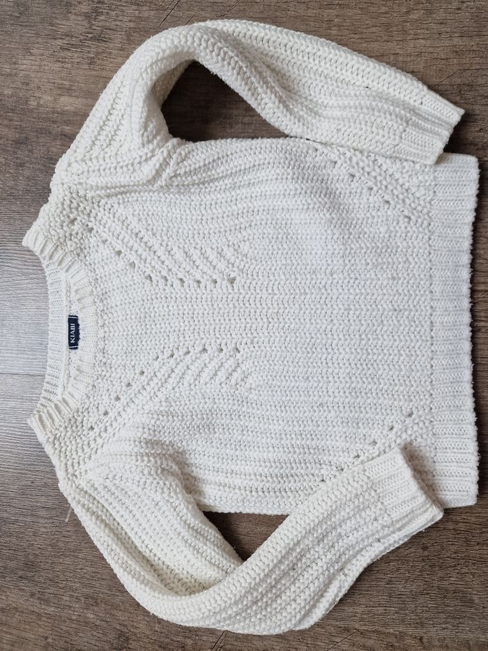 Pull blanc kiabi 4 ans
