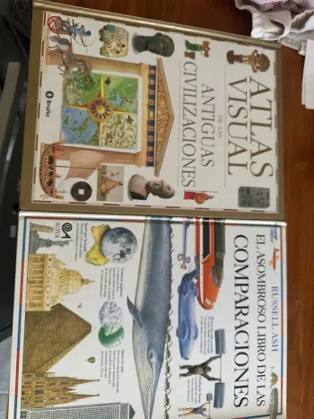 Lot Livre el asombroso libro de las comparaciones & atlas