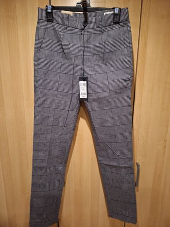 Pantalon à carreaux gris neuf Bizzbee 34 (fr)