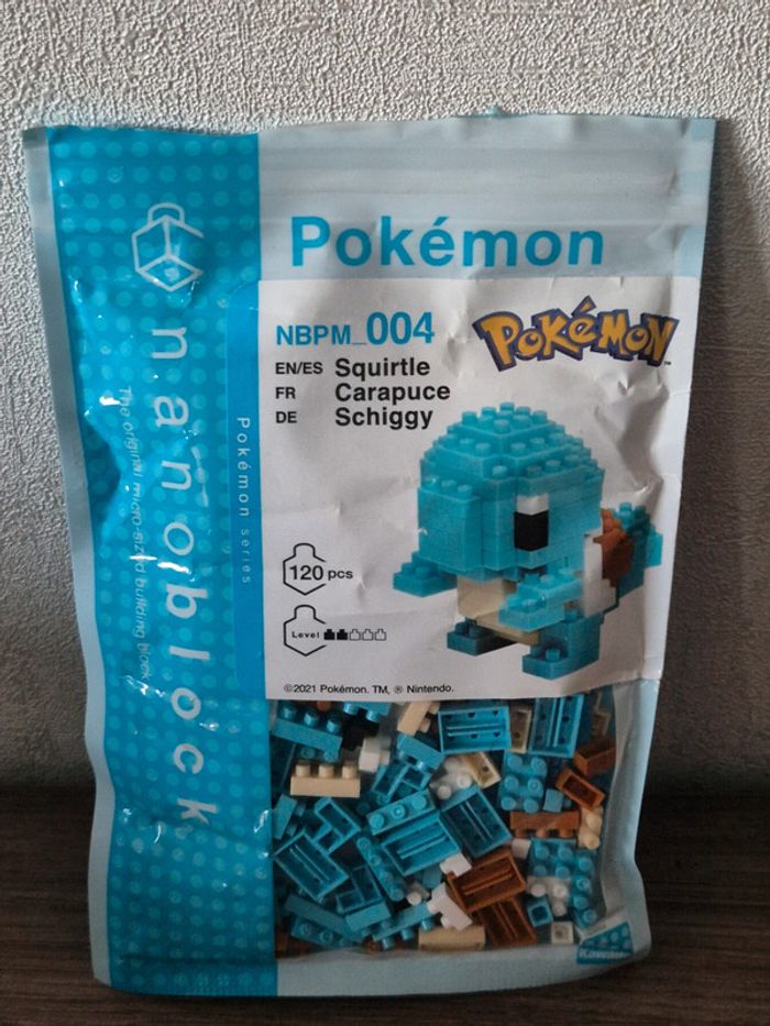 Pokemon Nanoblock Carapuce 120 pièces