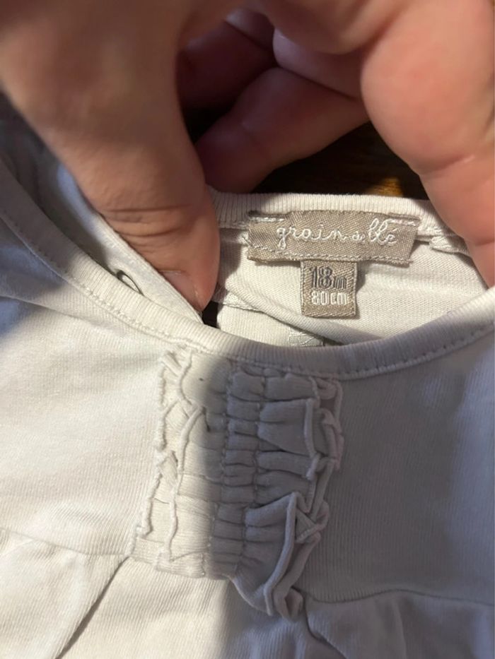 T-shirt manche courte blanc - photo numéro 2