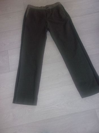 Pantalon ESPRIT marron grisé diverses textures taille 36 TBE