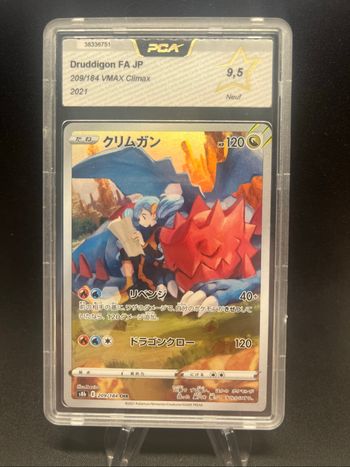 Carte Pokémon Druddigon 209/184 PCA 9.5