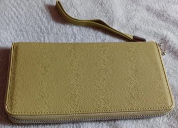 Porte carte / Porte monnaie vert anis