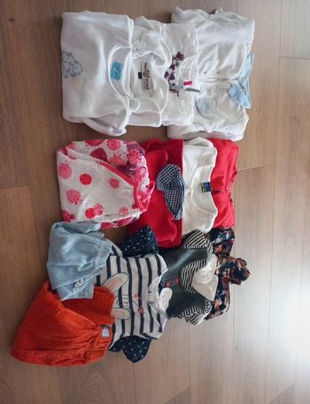 Lot vêtements fille 6 mois⁷