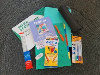 Lot fournitures scolaires (trieurs etc) - Exacompta/Maped