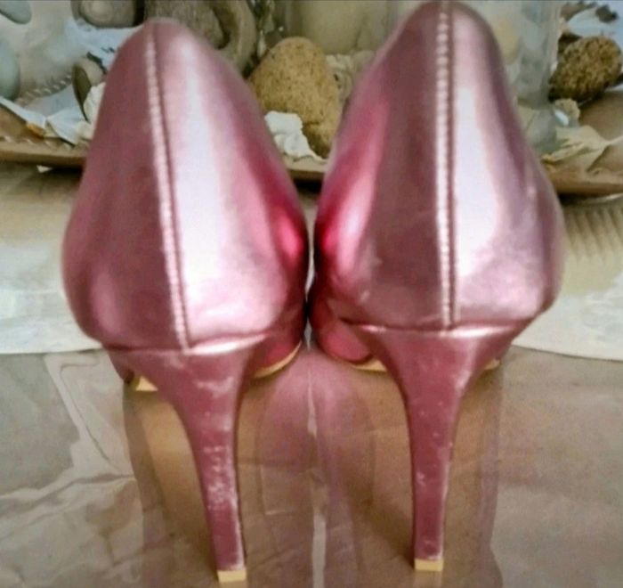 Escarpins rose métallisé Pimkie Taille 40 Neufs - photo numéro 3
