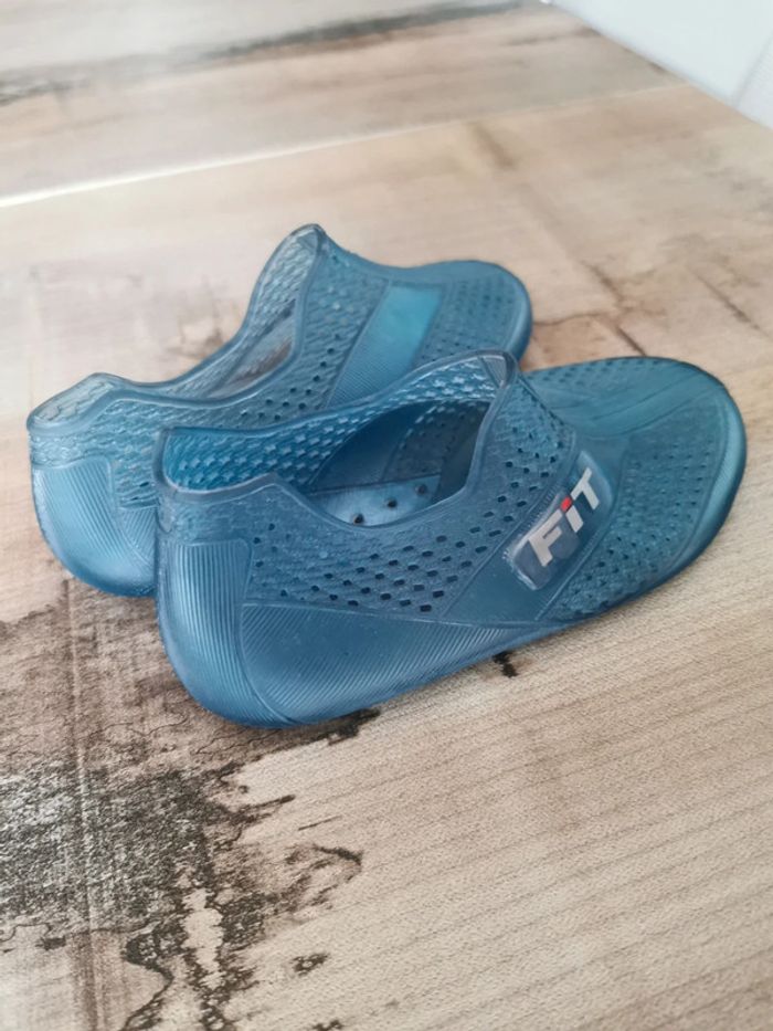 🌸Chaussures aquatique plage pêche Fit pointure 27 mixte bleu - photo numéro 4