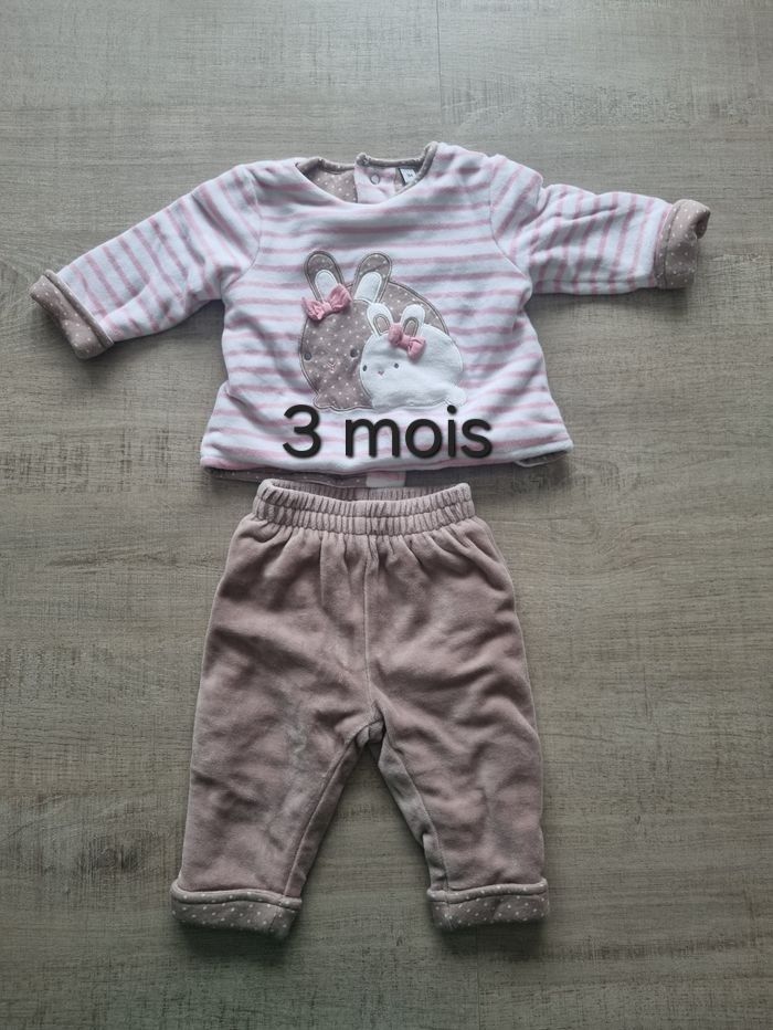 Pyjama fille polaire