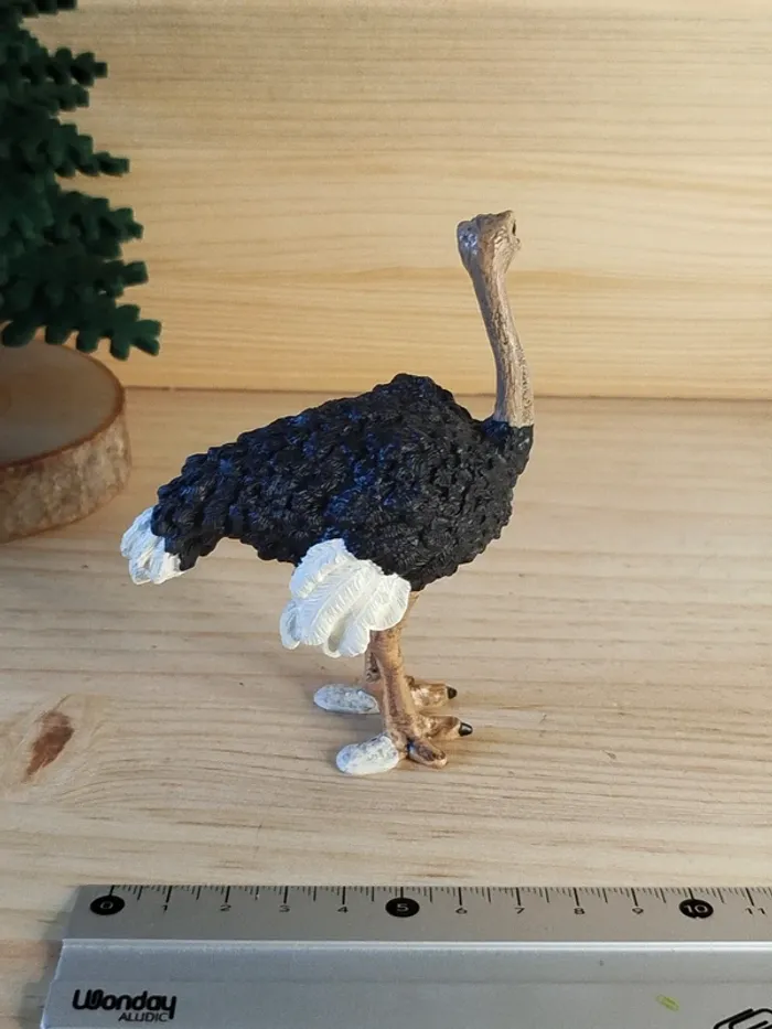 Figurine autruche animal de la savane - photo numéro 3