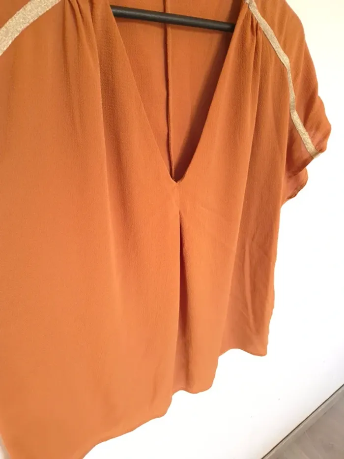 Blouse moutarde Promod taille xl - photo numéro 4