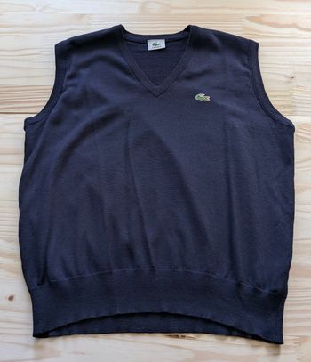 Lacoste sans manche - bleu marine - taille 5 / L