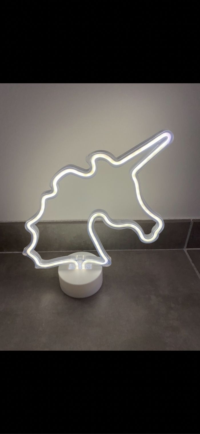Lampe décoration led Licorne - photo numéro 2