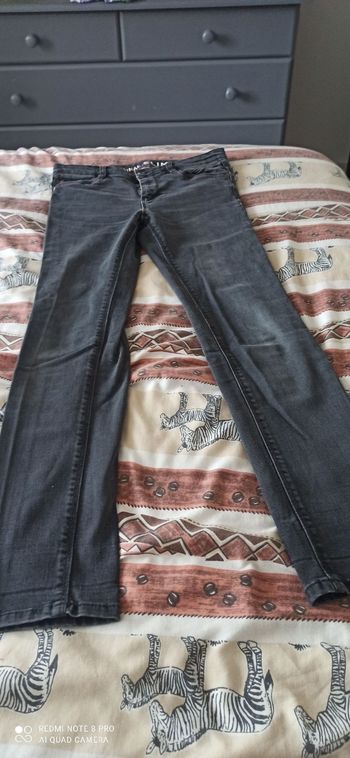 Jeans noir slim Tao 12 ans