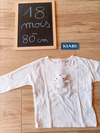 T-shirt manches longues Kiabi