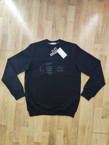 Sweat-shirt Lacoste neuf noir taille XL
