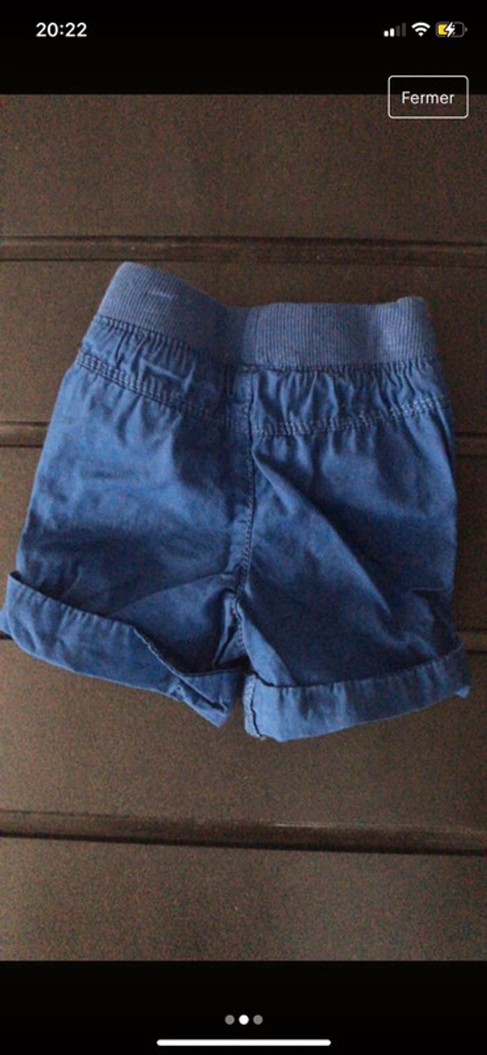 Short bleu 3 mois - photo numéro 2
