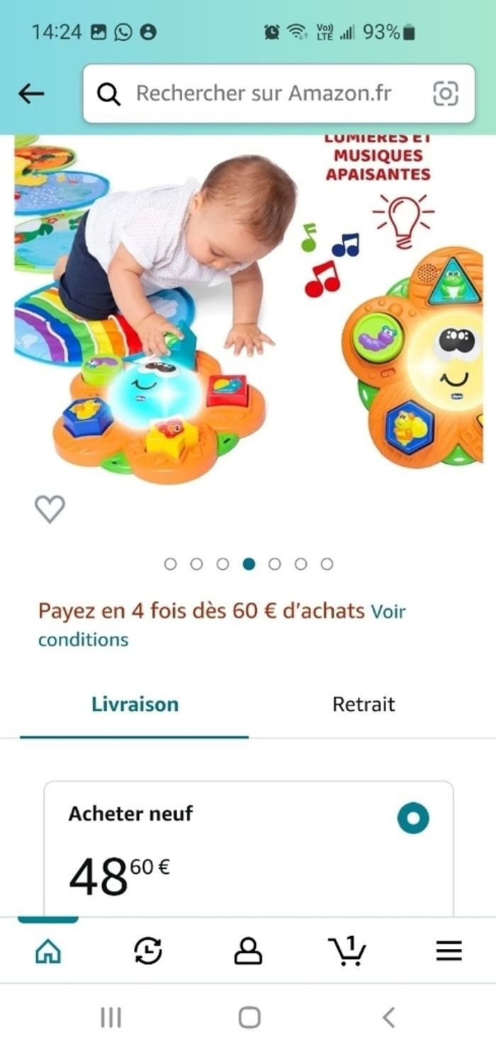 Jeu  tapis d éveil 4 saisons - photo numéro 2