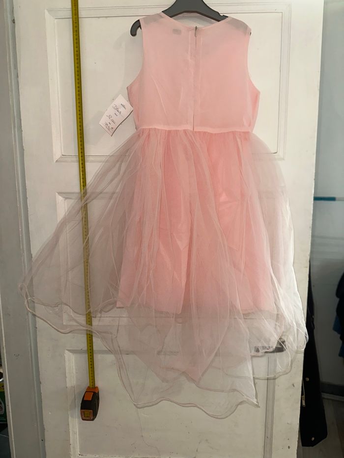 Robe de cérémonie enfant rose taille 12 ans - photo numéro 2