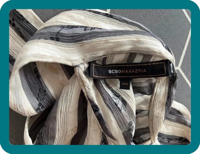 Blouse manches courtes soie noeud au cou xxs- BCBGmaxazria - photo numéro 8