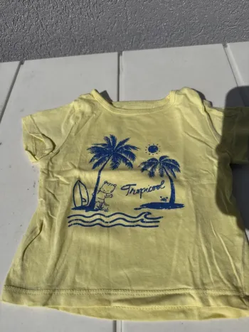 T shirt taille 12 mois 74 cm