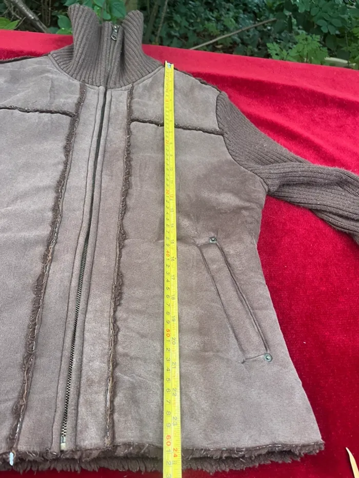 Veste marron doublée polaire IDPDT – Taille XL Automne - photo numéro 15