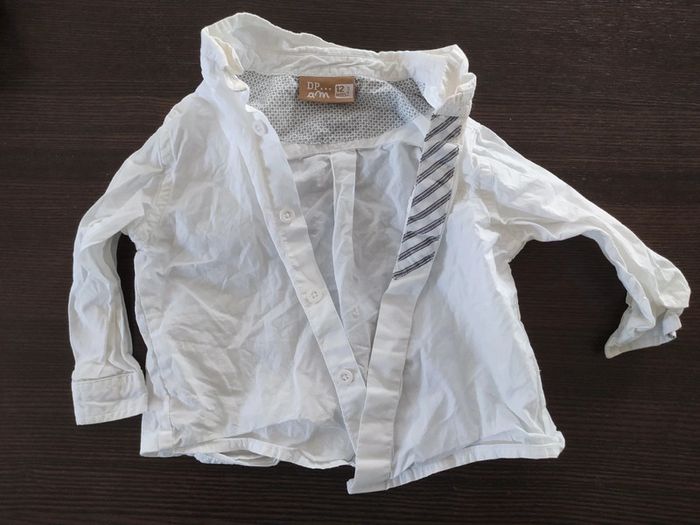 Chemise blanche pour mariage DPAM 12 mois