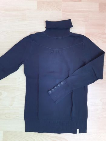 Pull noir col roulé Esprit taille 38. TBE