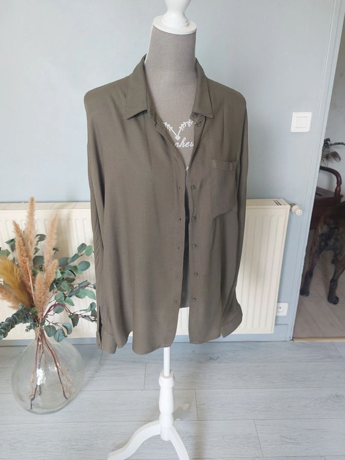 Chemise kaki Promod - photo numéro 3