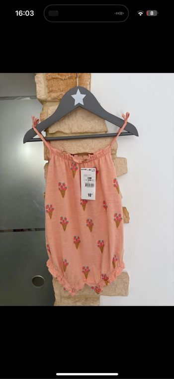 Barboteuse bébé fille 24 mois