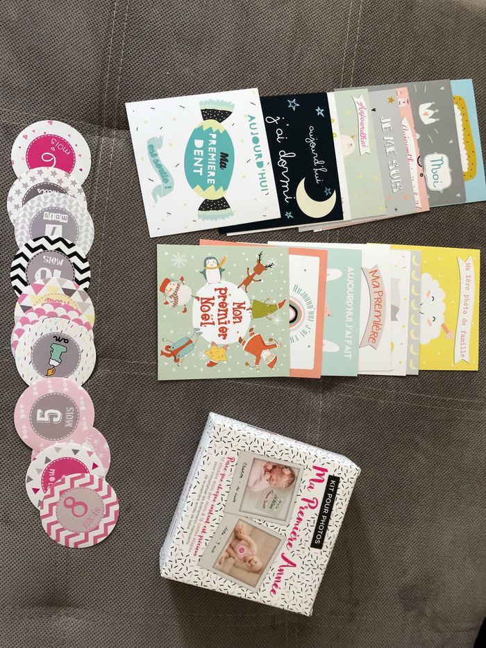 Coffret ( cartes étapes et stickers étapes )  - la première année - photo numéro 2