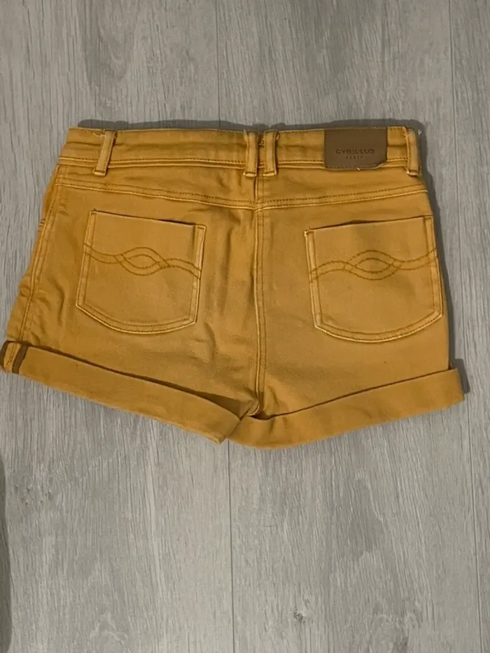 Short Moutarde Cyrillus Fille - photo numéro 2