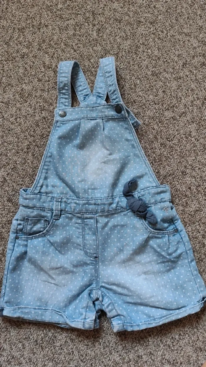 Salopette short 3 ans