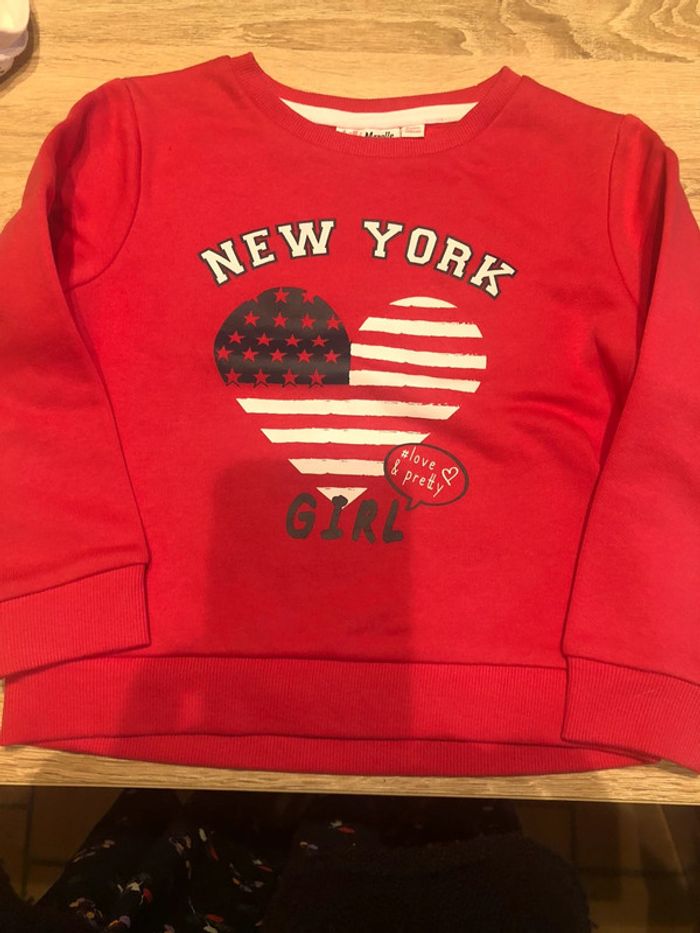 Sweat shirt rose sport 6 ans