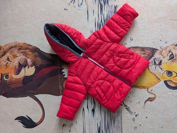 Doudoune obaidi rouge 12 mois