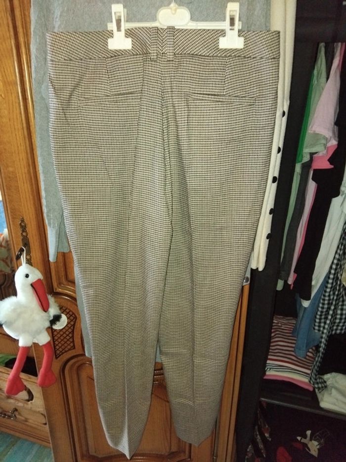 Pantalon habillé à carreaux - photo numéro 4