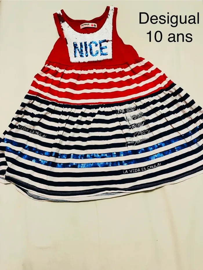 Robe desigual 10 ans