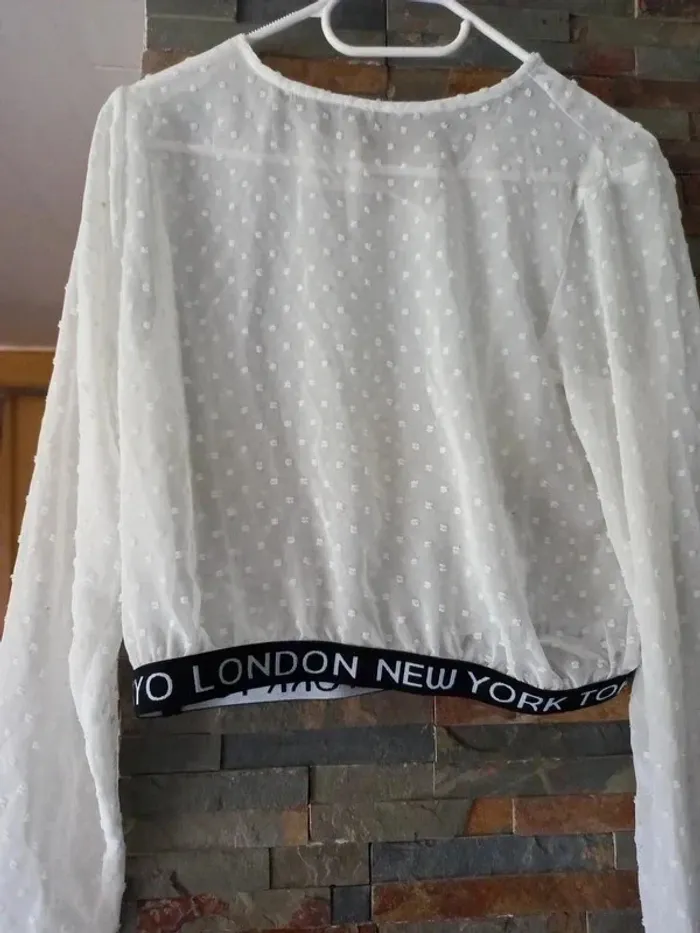 Haut leger et transparent femme Tally Weijl M - photo numéro 3