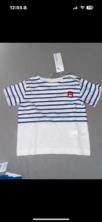 Tee-shirt neuf marin