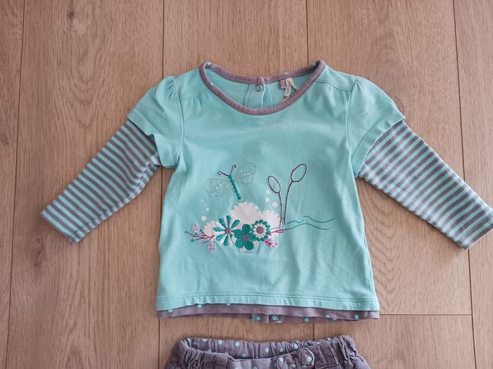 Pantalon doublé + t-shirt Orchestra 12 mois - photo numéro 2