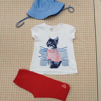 Tee-shirt fille Benetton 1-2 ans