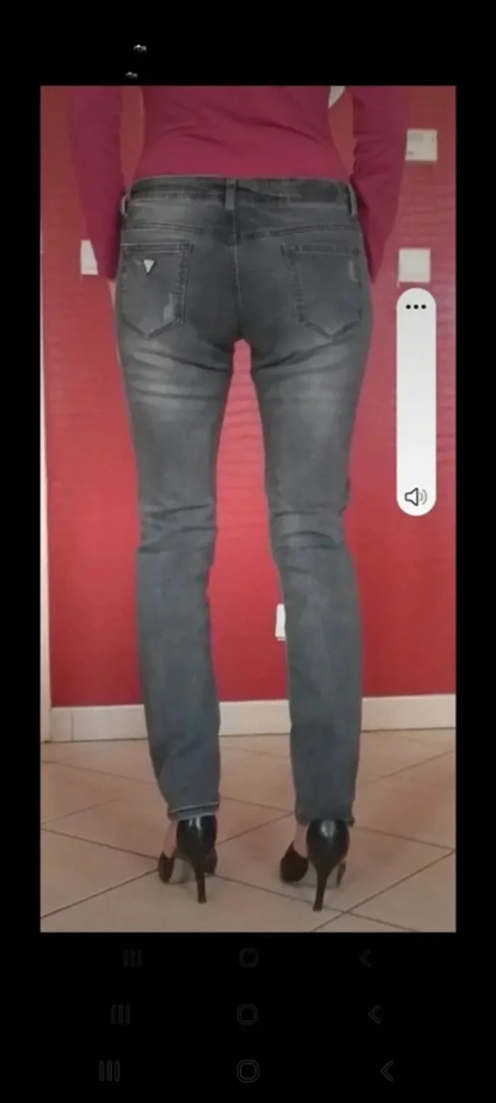 Jean 👖 XL perles et broderies - photo numéro 5