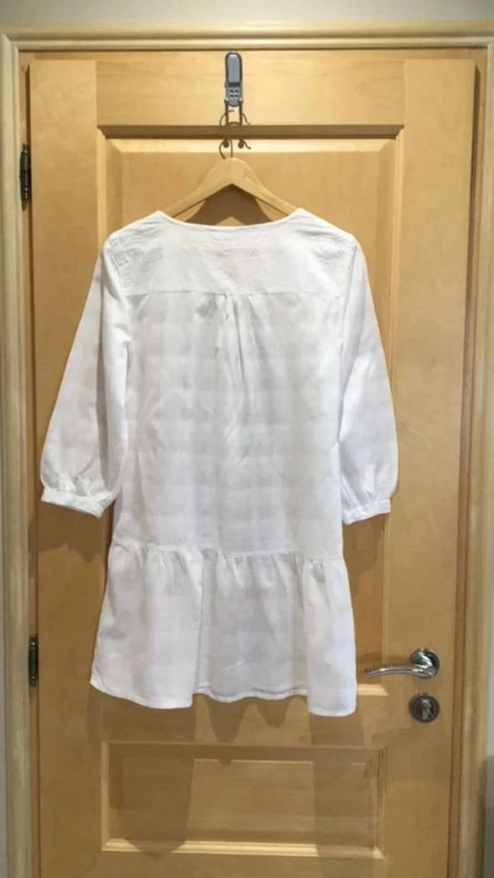 Tunique blanche Promod en coton taille 36 - photo numéro 2
