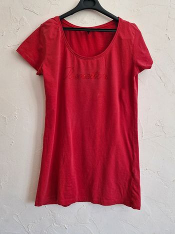 Tee shirt long femme taille L