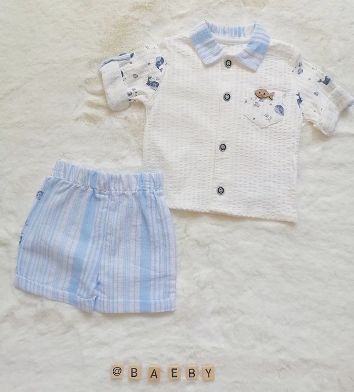 Ensemble t-shirt + short - OcĂ©an đłđ
Aau - photo numéro 3