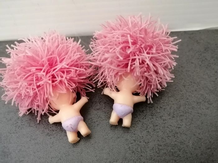 vintage 2 mini figurines kooshie - photo numéro 3