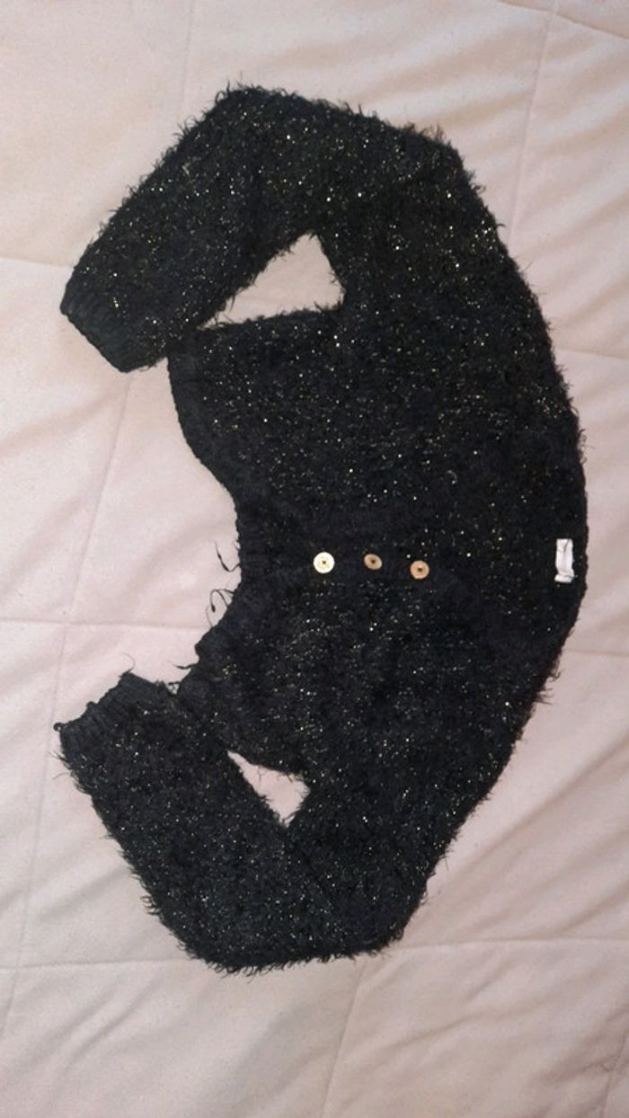 Gilet noir et or - photo numéro 2