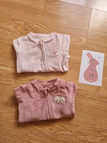Pyjamas bébé fille 1 mois