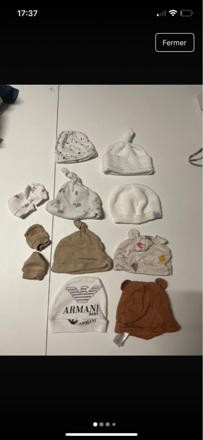 Lots bonnet et moufle